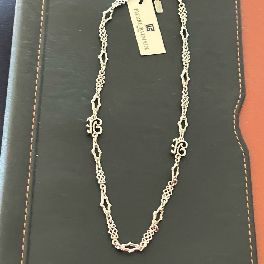 Pierre Balmain Silver Chain Necklace Collection NWT